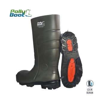 Polly Boot Vega Çelikli Uzun Çizme